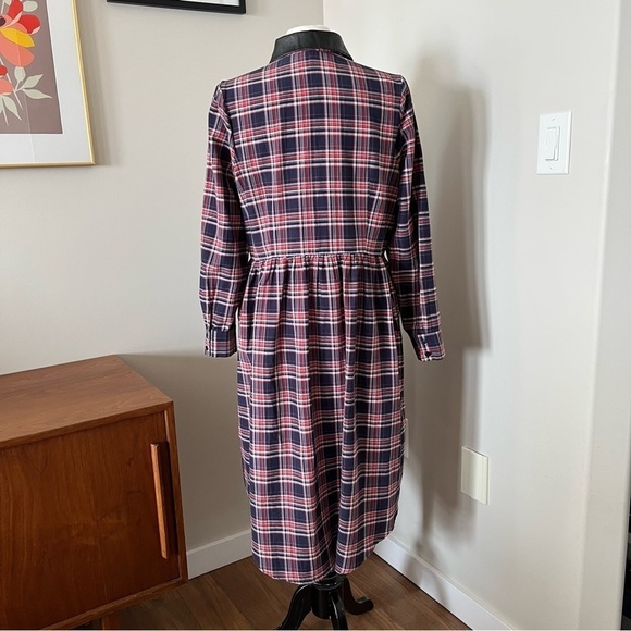 ASOS Curve Checkered Button-Up Dress - Picture 3 of 8